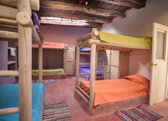 Dormitorio 10 Camas Licancábur — Ají Verde Hostel San Pedro
